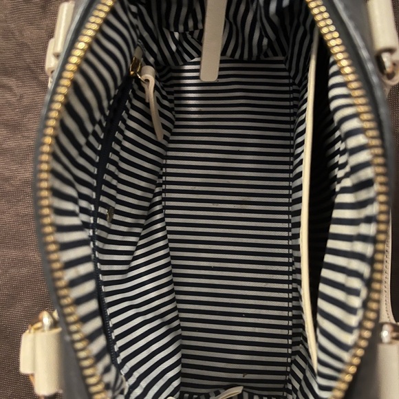 Kate Spade Crossbody Satchel purse - black and tan - Picture 7 of 8